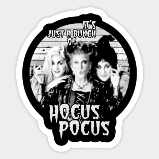 halloween it's just a bunch of hocus pocus squad Sticker